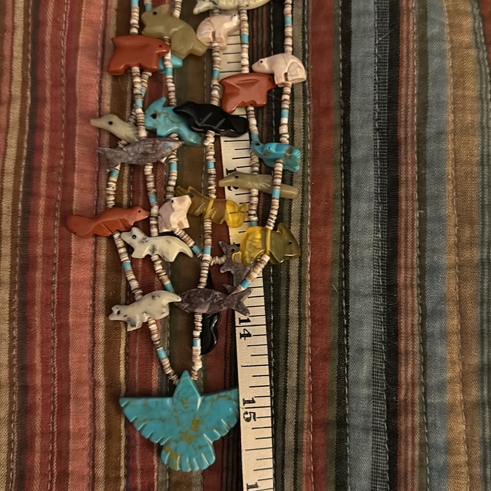 Native American fetish necklace - Picture 7 of 7